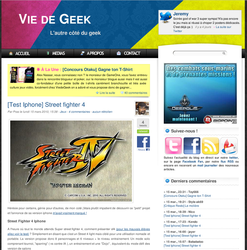 Vie de geek