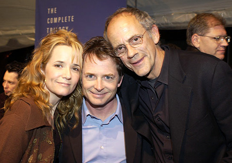 Lea Thompson, Michael J. Fox et Christopher Lloyd