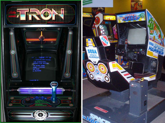 borne arcade tron