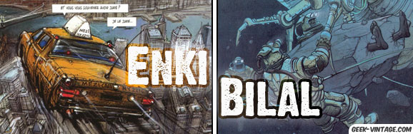 Enki Bilal, le dessinateur de BD fantastiques…