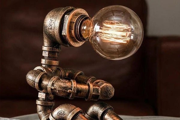 Lampe steampunk