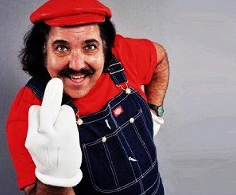 Ron Jeremy en mario bros